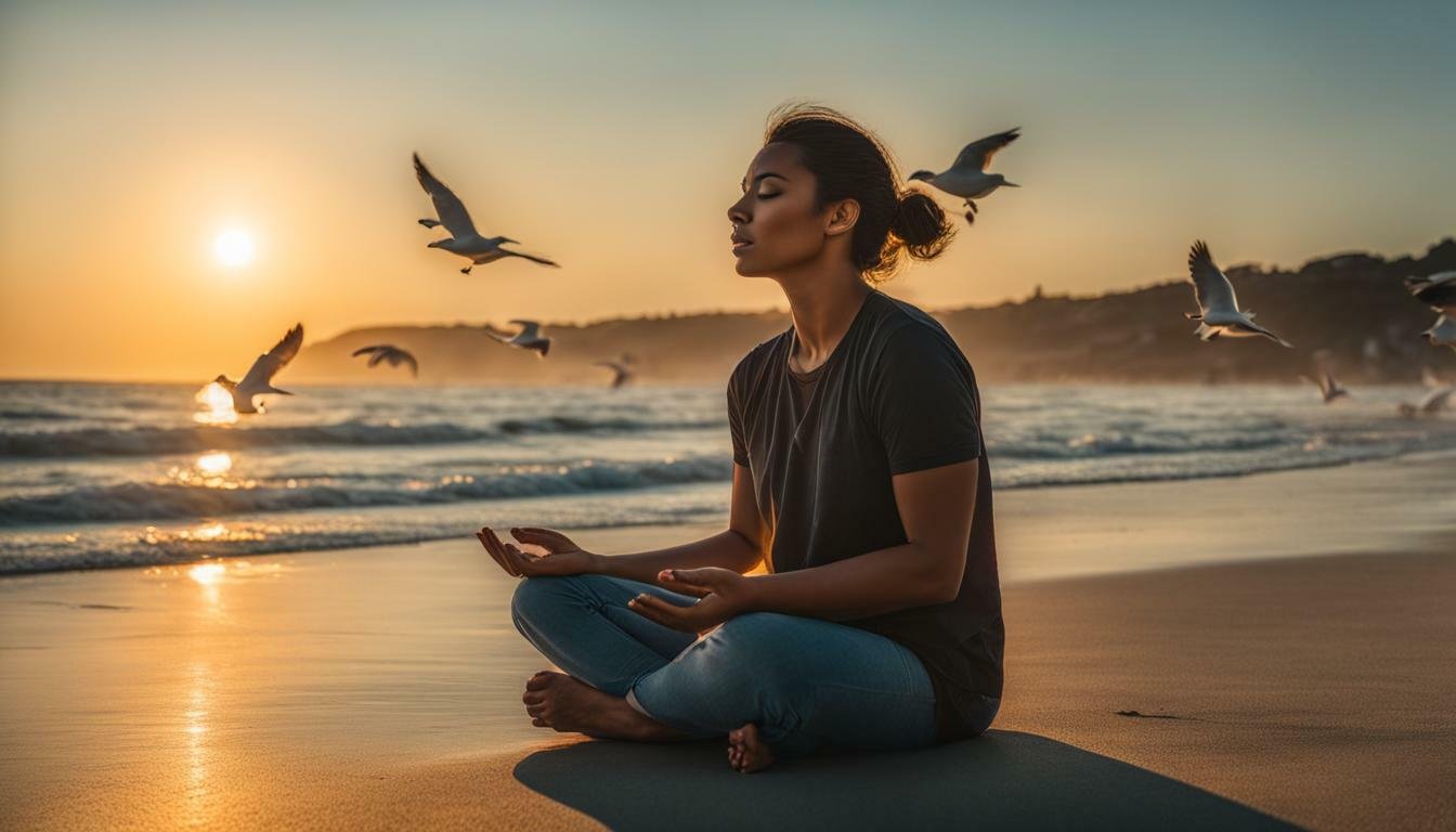 embracing the present moment and mindfulness practice.